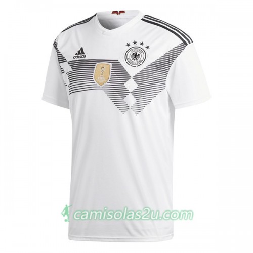 Camisolas de Futebol Alemanha Equipamento Principal Copa do Mundo 2018 Manga Curta Camisolas de Futebol Alemanha Equipamento Principal Copa do Mundo 2018 Manga Curta